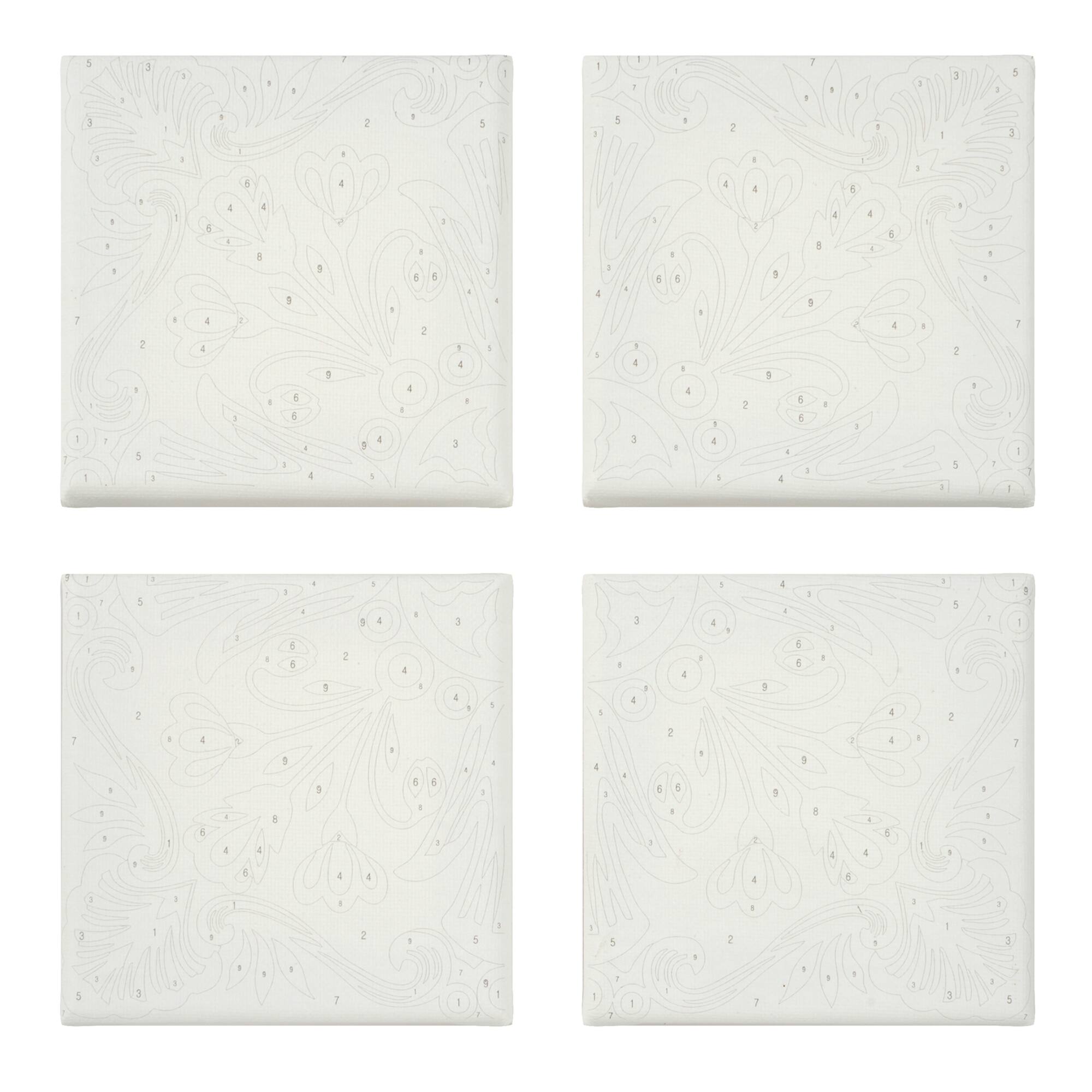 Coastal Tile Paint-by-Number Gallery Mini Kit by Artist's Loft®